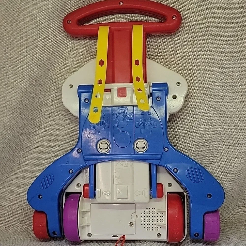 Fisher Price 1999 Bingo Dog‎ Activity  sit to stand  Walker Crib Toy Plays Bingo